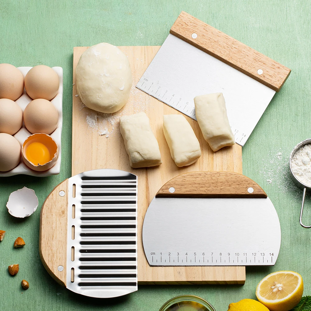 Kitchen Baking Tray Set - 1/3 szt. Nóż do pasty ze