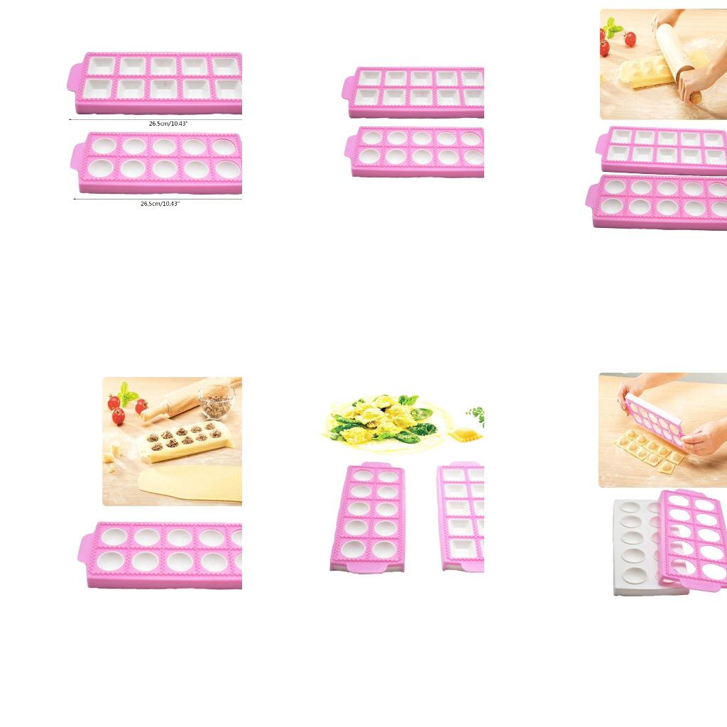 Kitchen Baking Tray Set - Forma do robienia ravioli Kwadratowa lub
