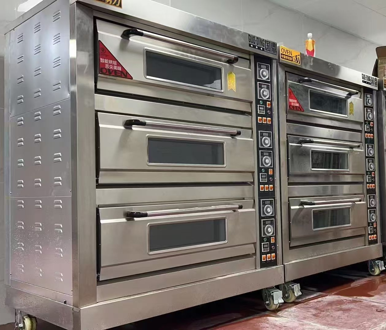 Commercial Kitchen Baking Oven - Profesjonalny piekarnik gazowy 3-poziomowy 6-tackowy do