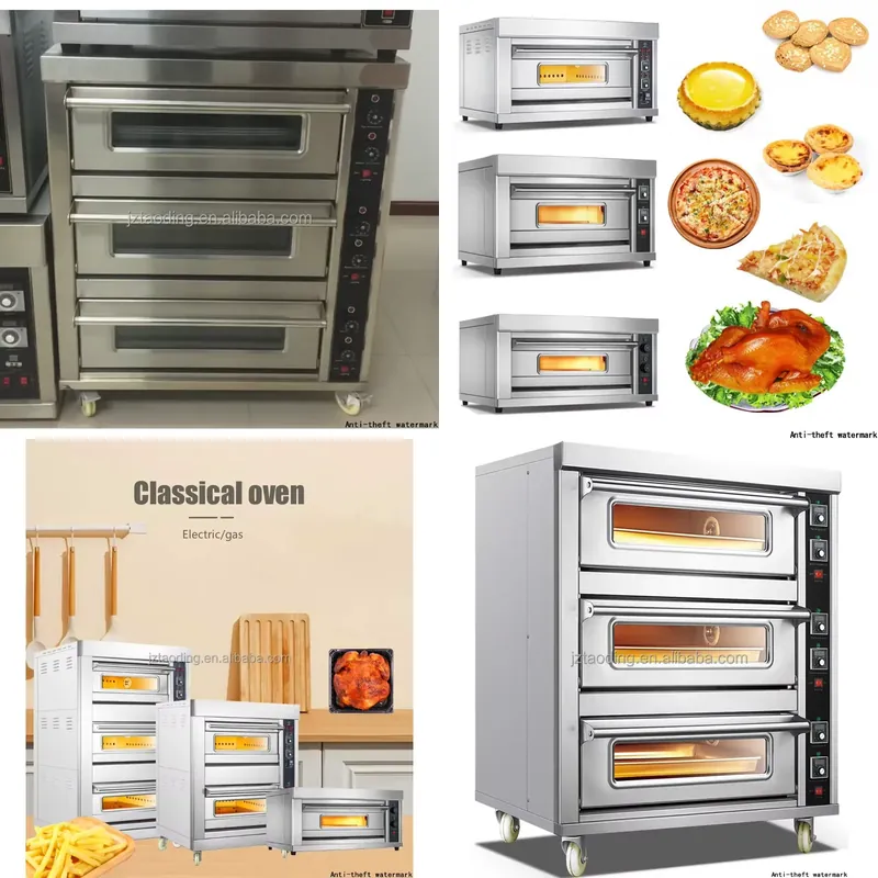 Commercial Kitchen For Baking - Piec do pieczenia 2026, 3-podłogowy, 6-tackowy,