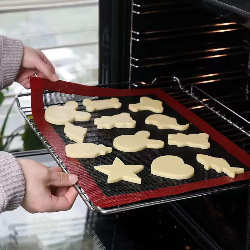 Kitchen Baking Tray Set - Mata silikonowa do grilla 30x40cm, oddychająca