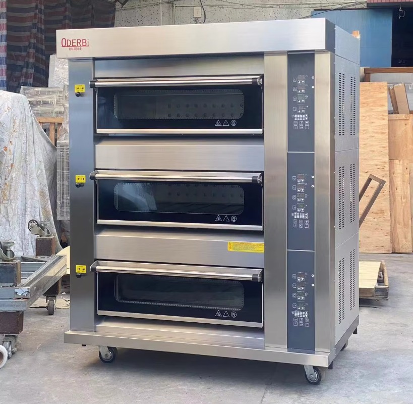 Commercial Kitchen For Baking - Profesjonalny piekarnik gazowy z 3 poziomami