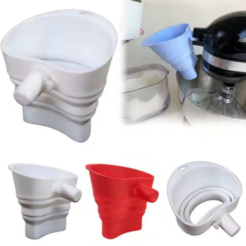Kitchen Aid Baking Mixer - 1/3 szt. mieszany zestaw silikonowych lejków