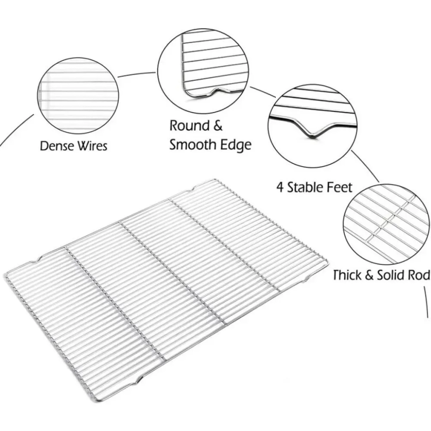 Zestaw blach do pieczenia ze s – Kitchen Baking Tray Set recenzja i cena