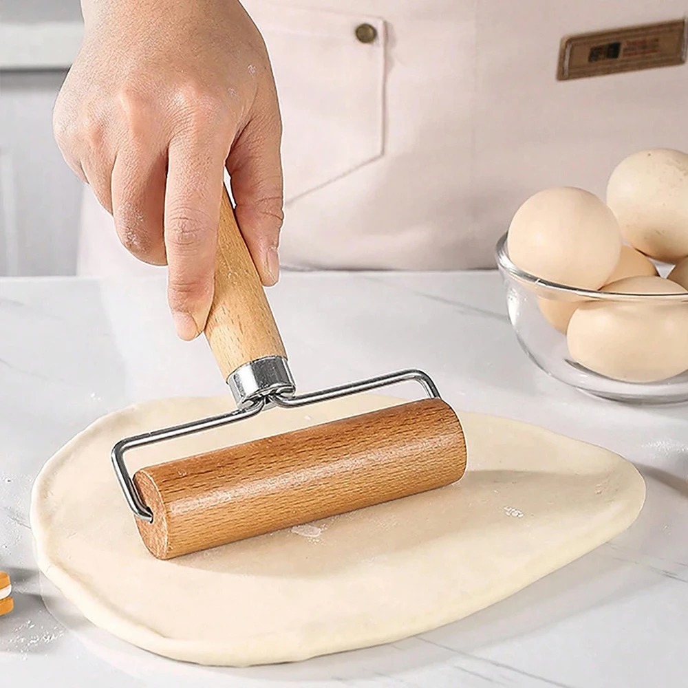 1 szt. Drewniany wałek do cias – Kitchen Roller Baking recenzja i cena