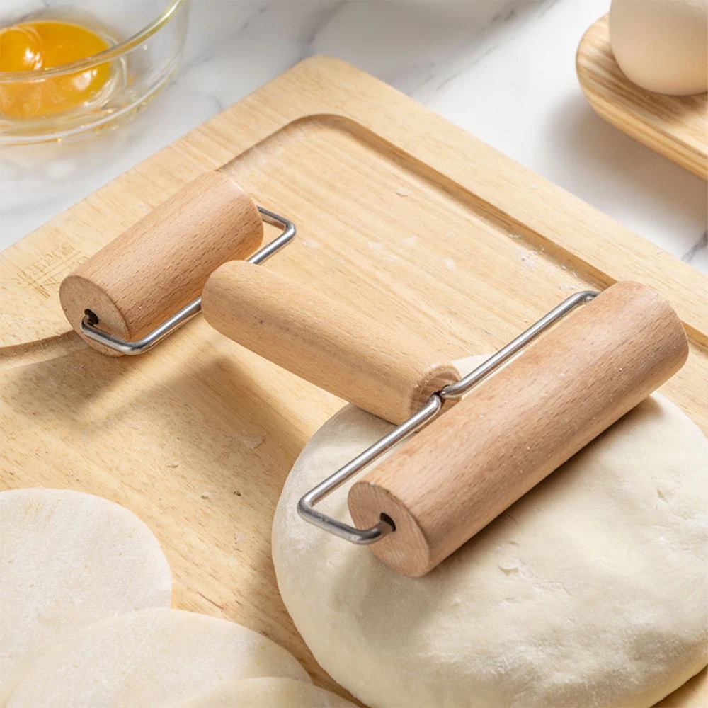 1 szt. Drewniany wałek do cias – Kitchen Roller Baking recenzja i cena