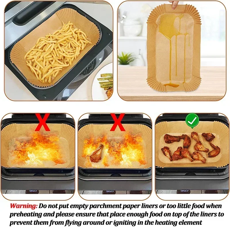 Jednorazowa papierowa frytkown – Kitchen Baking Sheets recenzja i cena