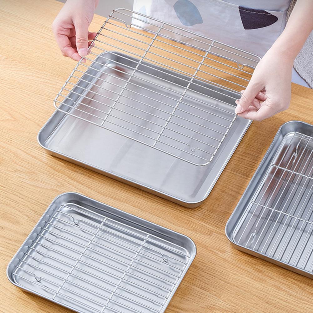 1 Zestaw Stalowy Blat do Piecz – Kitchen Baking Tray Set recenzja i cena