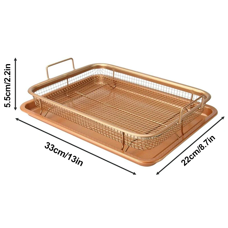 Miedziany blacha do pieczenia  – Kitchen Baking Tray Set recenzja i cena