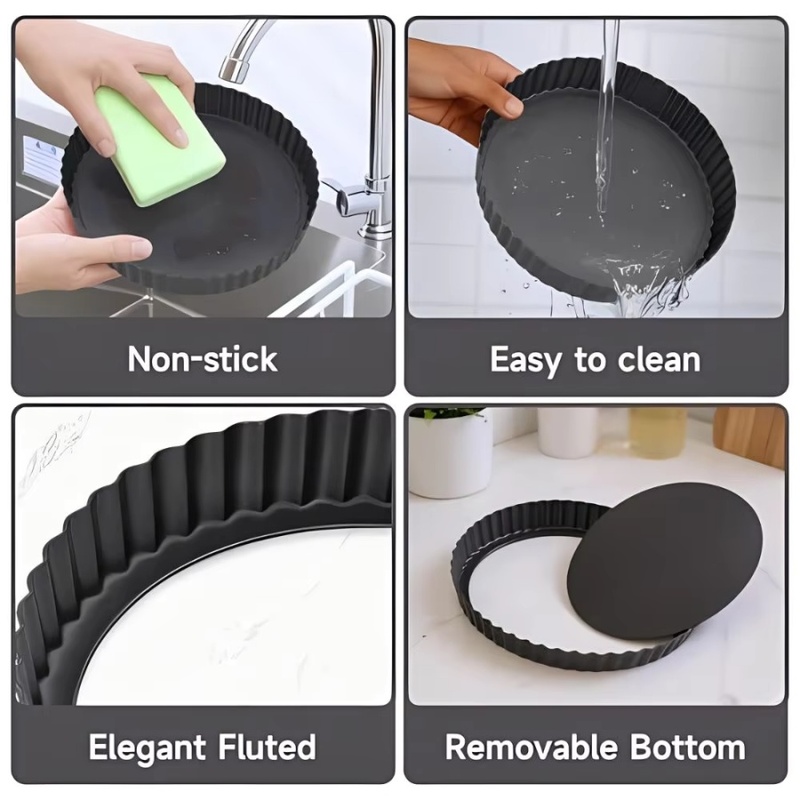 1 szt. Forma do tarty z wyjmow – Kitchen Baking Pans recenzja i cena